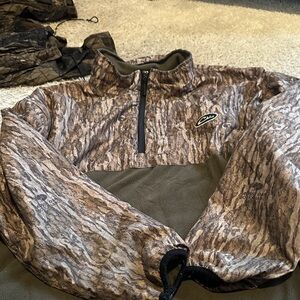 Drake Brown Tree Bark Camouflage Military Field Jacket
